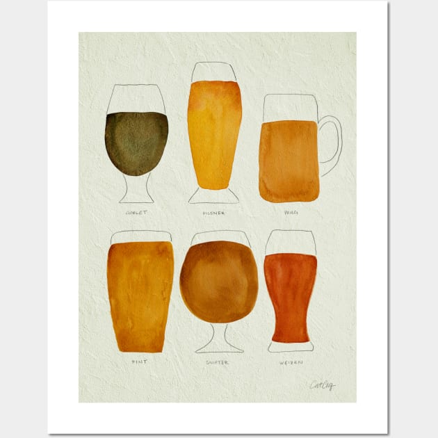 Beer Wall Art by CatCoq